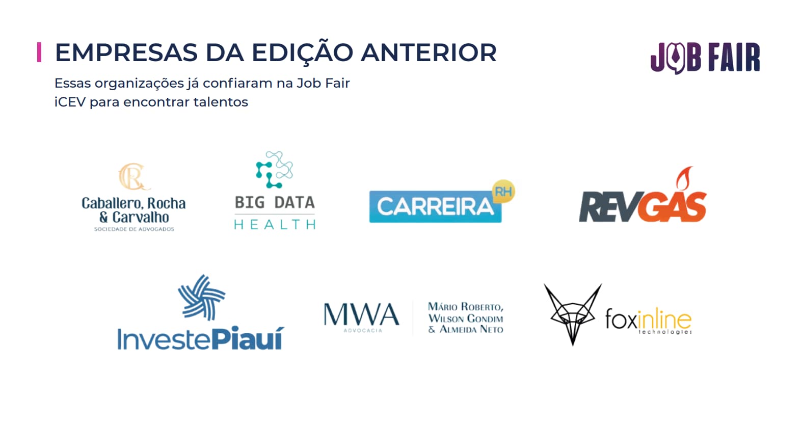 Empresas Patrocinadoras Job Fair - DNT